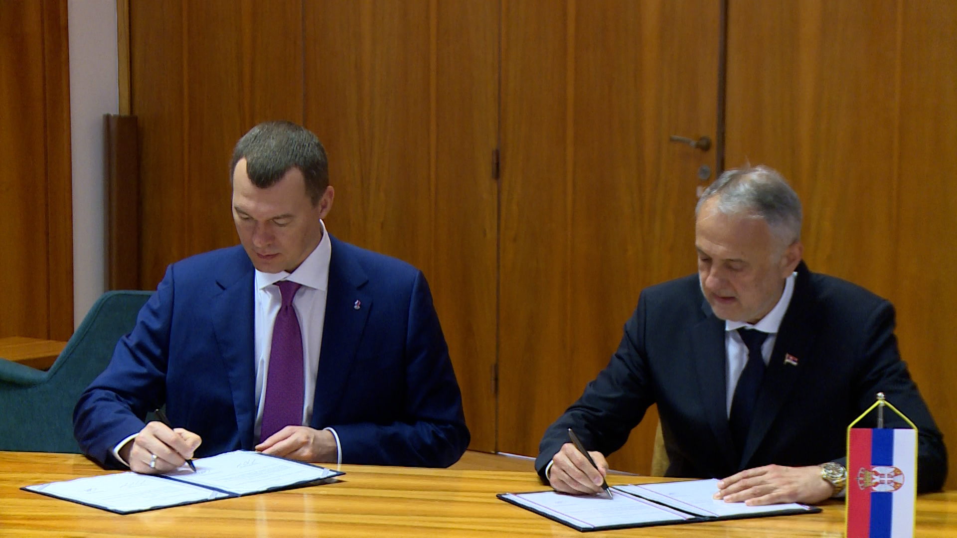 Beograd,  sastanak ministra sporta Republike Srbije Zorana Gajica i ministra sporta Ruske Federacije Mihaila Degtjareva i potpisvanje Memorandum o saradnji, pokrivanje